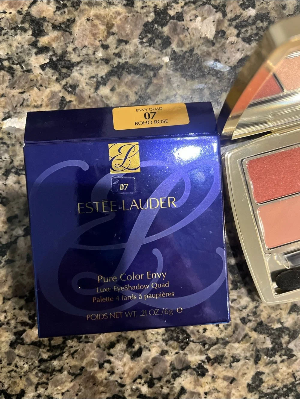 Estee Lauder Peachy Pink & Bronze Eyeshadow Quad